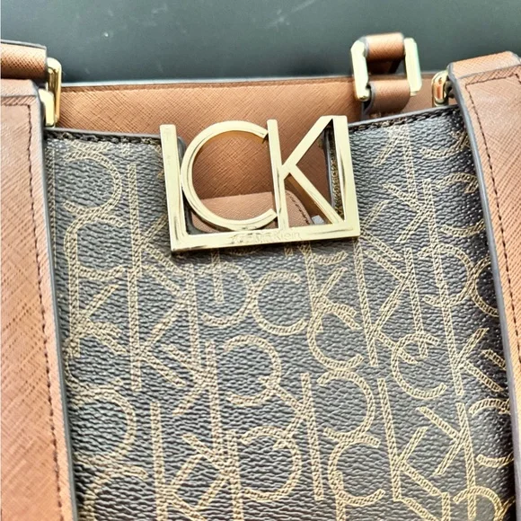 Calvin Klein Brown Logo Tote - Picture 7 of 7